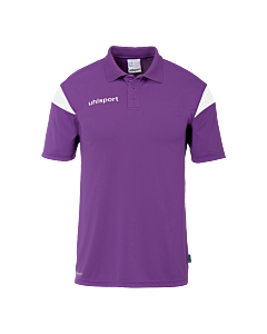 Polo manches courtes Squad 27 - Mauve/blanc - Enfant