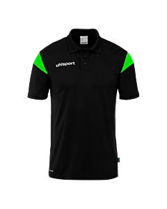 Polo manches courtes Squad 27 - Noir/vert Fluo - Homme