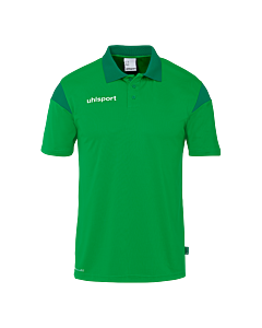 Polo manches courtes Squad 27 - Vert/lagon - Enfant