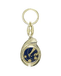 Gold key ring for 25 mm disc