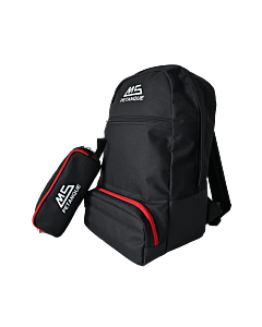 MS Pétanque Backpack, Black and Red