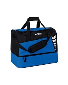 Sport bag with foam compartment to put up to 6 balls - Size S - Blue and black