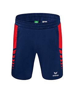 Six Wings Worker Shorts - Men - new navy/red
