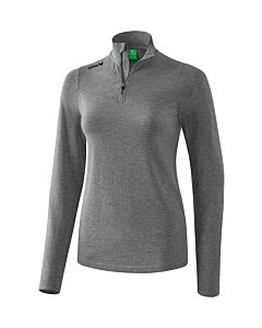 Polo-Neck Jumper - Women - grey marl