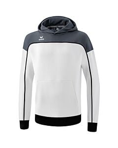 CHANGE by erima Hoody - Kids - white/slate grey/black