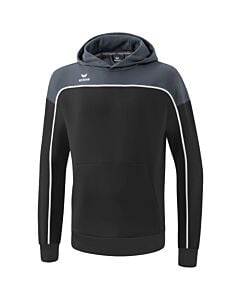 CHANGE by erima Hoody - Kids - black grey/slate grey/white