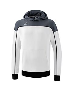 CHANGE by erima Hoody - Men - white/slate grey/black