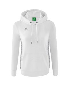 Essential Team Hoody - Women - white/monument grey