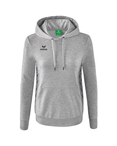 Essential Team Hoody - Women - light grey marl/slate grey