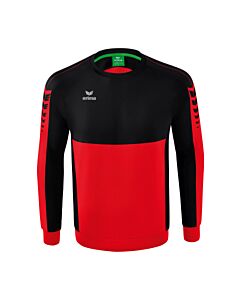 SIX WINGS Sweatshirt - Men - red/black