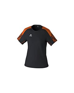 EVO STAR T-shirt - Women - black/orange