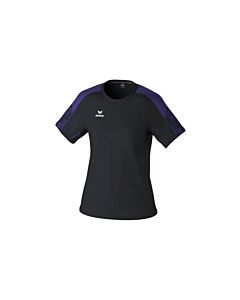 EVO STAR T-shirt - Women - black/ultra violet