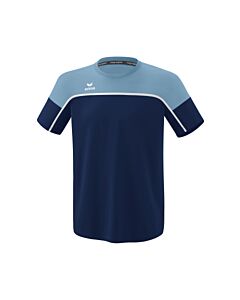CHANGE by erima T-shirt - Kids - new navy/faded denim/white