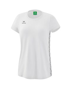 Essential Team T-shirt - Women - white/monument grey