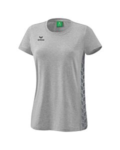 Essential Team T-shirt - Women - light grey marl/slate grey