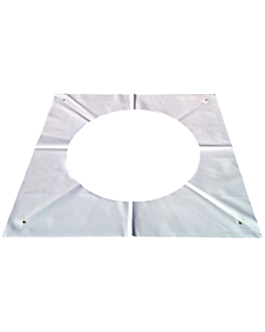 Marksmanship template for petanque shooting