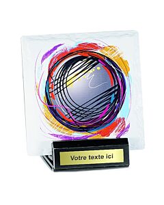 Petanque trophy ceramic 13 cm