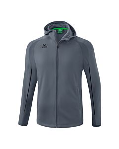 LIGA STAR Training Jacket with hood - Kids - slate grey/black