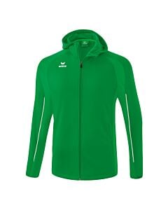 LIGA STAR Training Jacket with hood - Men - emerald/white