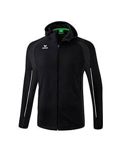 LIGA STAR Training Jacket with hood - Men - black/white