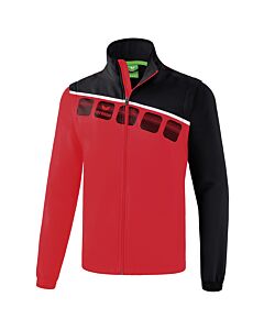 5-C Jacket with detachable sleeves - Men - red/black/white