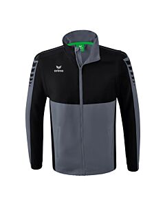 Six Wings Jacket with detachable sleeves - Men - slate grey/black