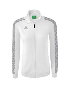 Essential Team Track Top Jacket - Women - white/monument grey