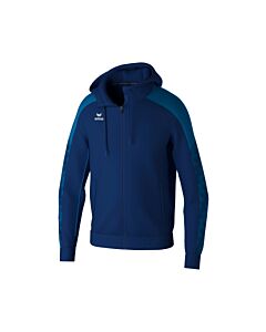 EVO STAR Training Jacket with hood - Kids - new navy/mykonos blue