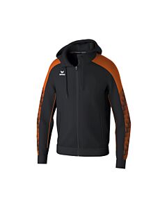 EVO STAR Training Jacket with hood - Kids - black/orange