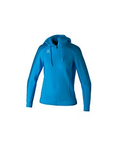 EVO STAR Training Jacket with hood - Women - curaçao/mykonos