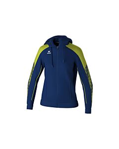 EVO STAR Training Jacket with hood - Women - new navy/lime