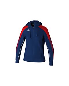 EVO STAR Training Jacket with hood - Women - new navy/red