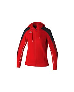 EVO STAR Training Jacket with hood - Women - red/black
