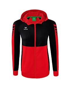 Six Wings Training Jacket with hood - Women - red/black