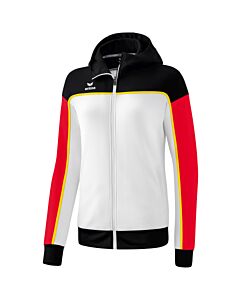 CHANGE by erima Training Jacket with hood - Women - white/black/red