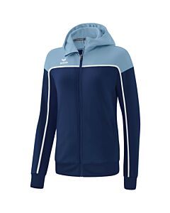 CHANGE by erima Training Jacket with hood - Women - new navy/faded denim/white