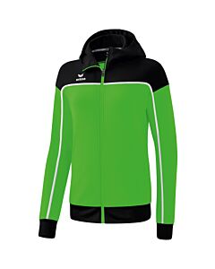 CHANGE by erima Training Jacket with hood - Women - green/black/white