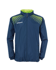 Rain jacket Goal - Petrol/flash Green - Men - S