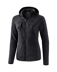 Fleece Jacket - Women - black marl