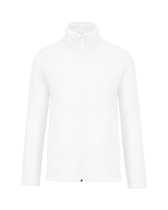Men's Zip fleece Jacket Kariban K911-White