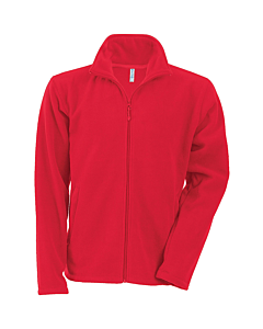 Men's Zip fleece Jacket Kariban K911-Red