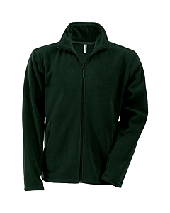 Men's Zip fleece Jacket Kariban K911-Forest-Green