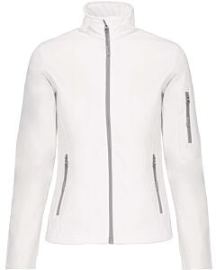 Veste softshell femme - blanc