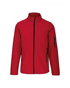 Veste softshell homme - rouge