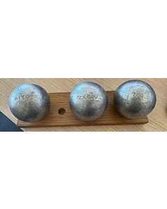 OBUT BOULE NOIRE CX Cou Lisse - 73mm - 700g - gravée TIWI - non homologuées