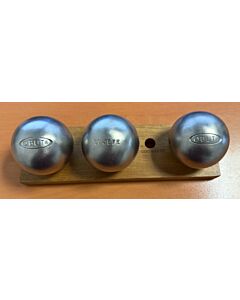 Obut Loisir Inox Lisse - Jeu de 3 boules - 73mm - 600g - gravée El JEFE