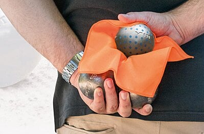 Petanque balls