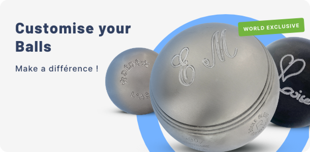 How to customize your petanque balls?